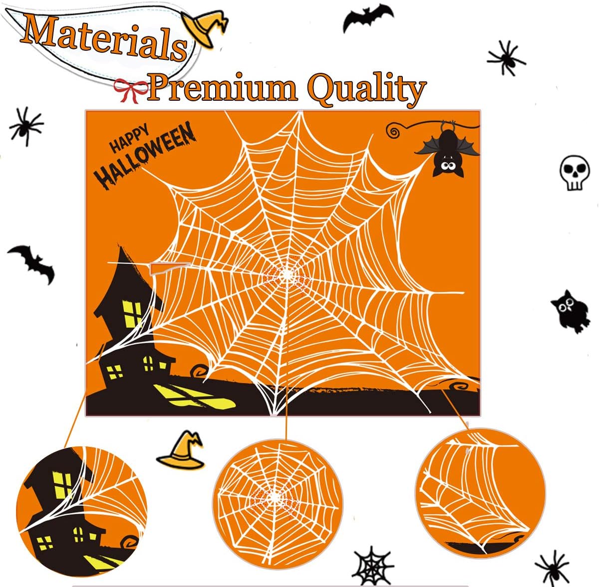 Funnlot Halloween Party Games for Kids Pin The Spider on The Web Game Halloween Party Favors and Games Halloween  Halloween Party Games Activities Halloween  Pin The Tail (Pin The Spider) : Home & Kitchen
