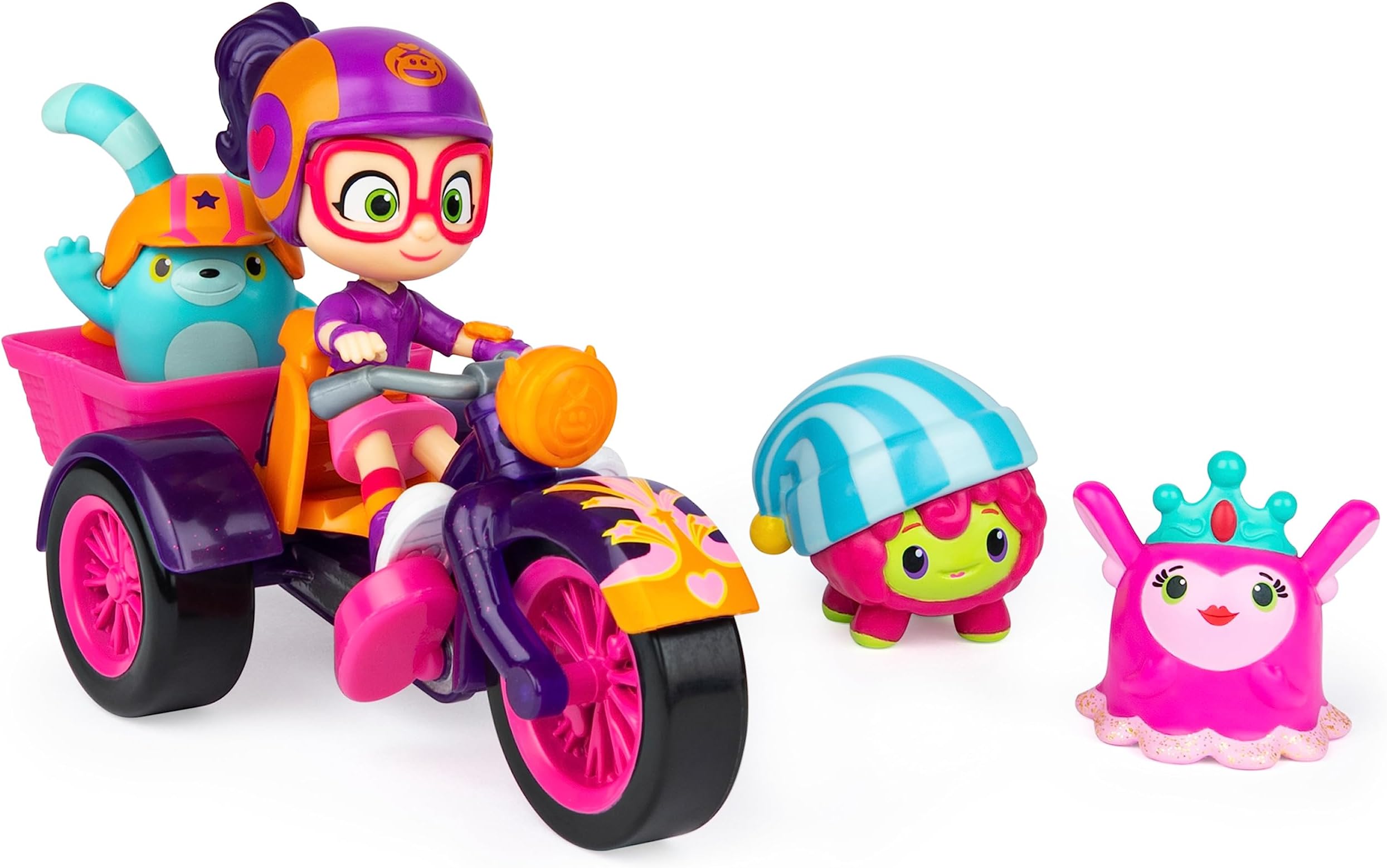 Adventure Bike with 4 Collectible Figures