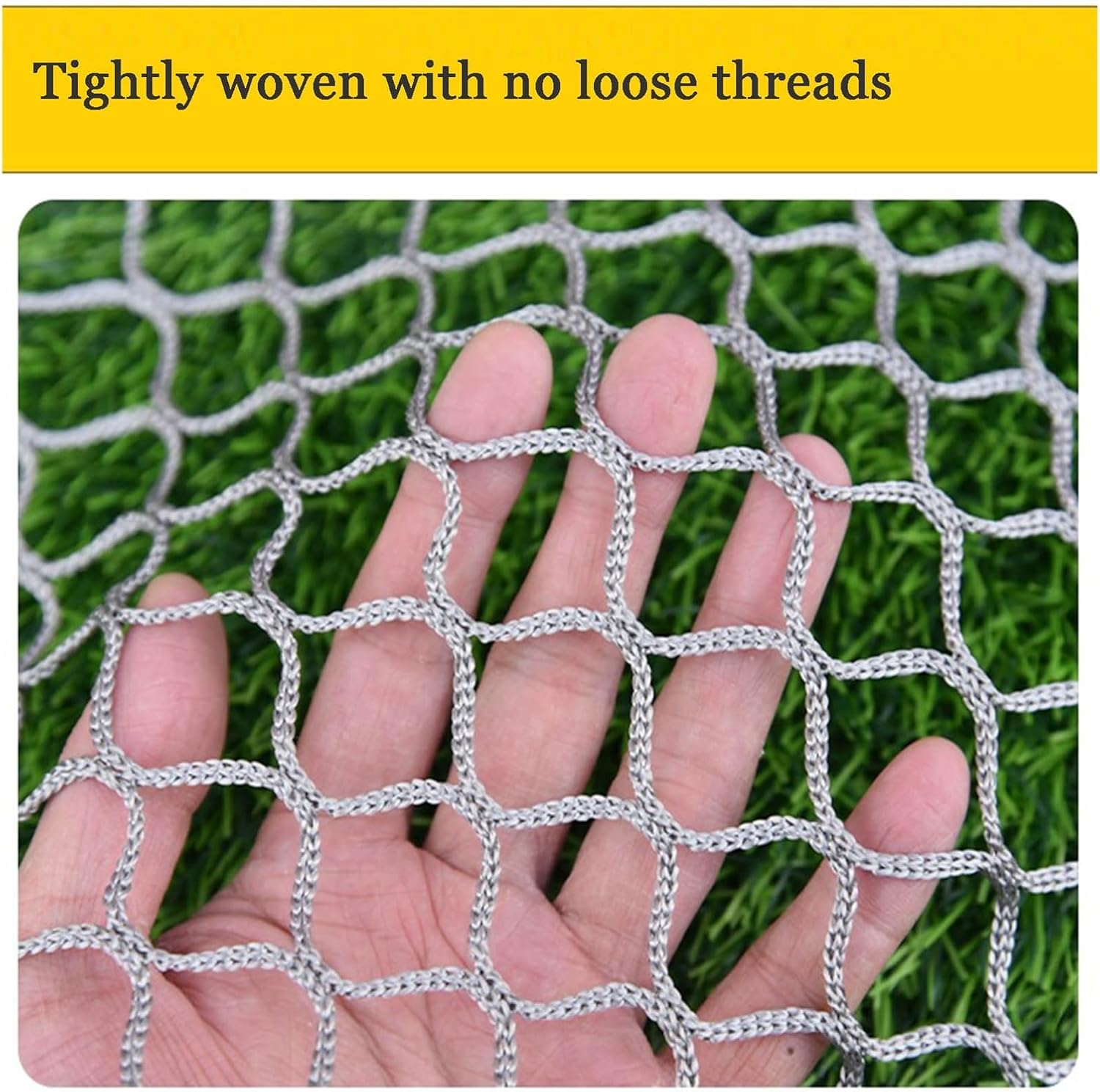 Golf Hitting Practice Net Superior Tensile Strength 1cm/0.39in Mesh Balcony Cat Netting Suitable for Tennis Courts Swings HSOQN