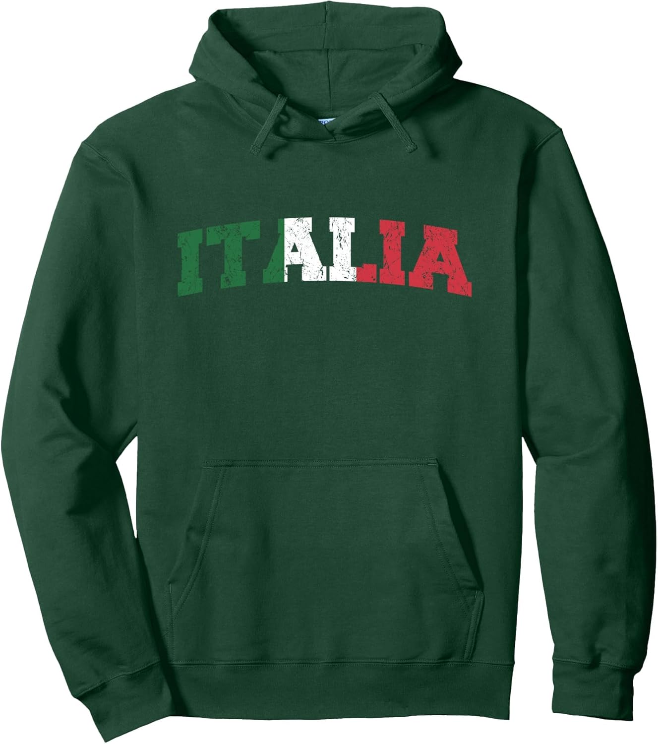 Italia Pride Vintage Italy Italian Flag Pullover Hoodie