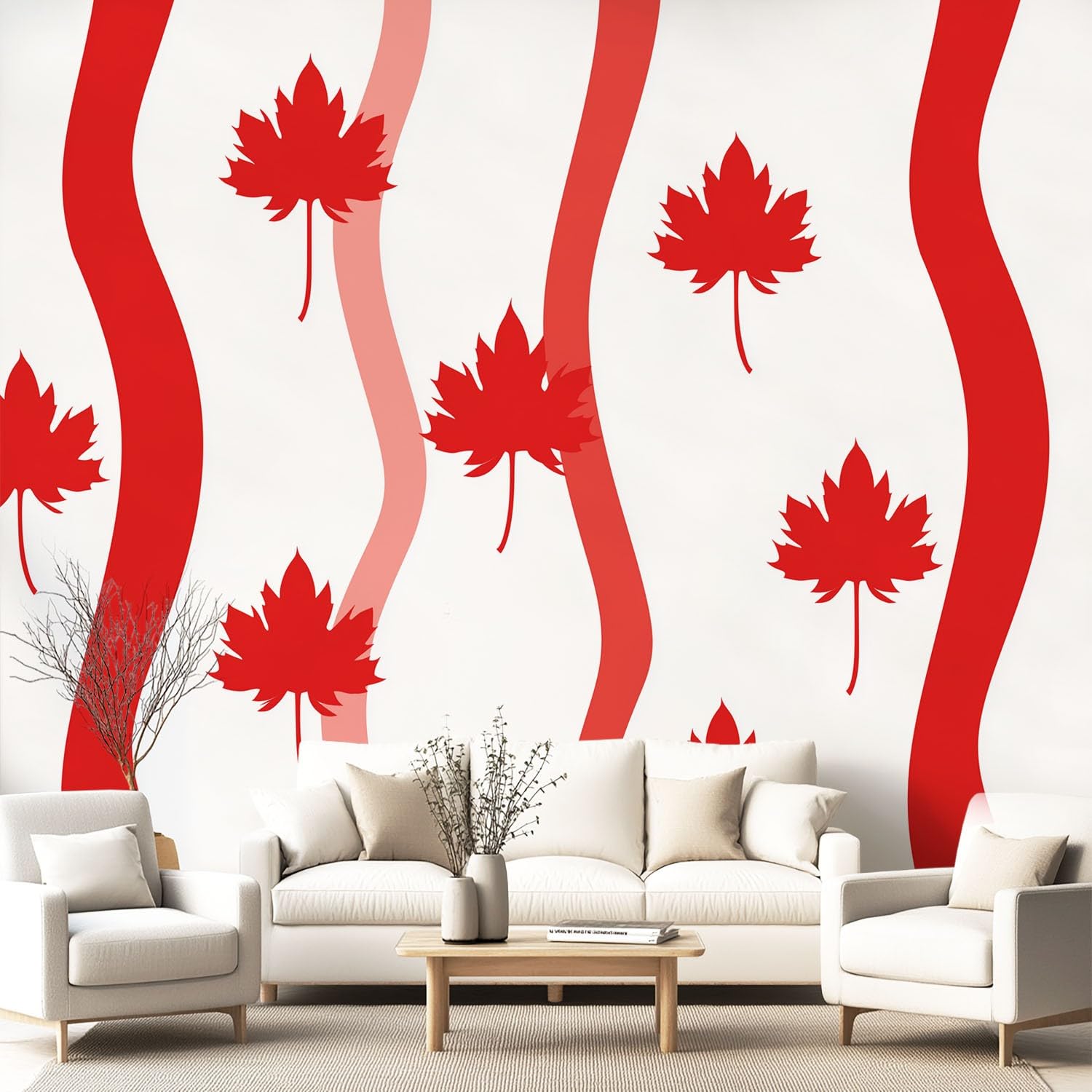 Papier peint intissé géométrique haut de gamme pour revêtement mural de salon