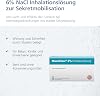 PARI MucoClear 6% NaCl Inhalation Solution - Hypertone Saline Solution for Inhaling - 20 Ampoules 4 ml Each
