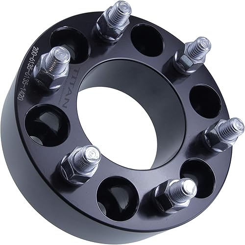 Miniatura 3 de 4 espaciadores de rueda de 2 pulgadas, 6 x 135, pernos de 14 x 2  Compatible con adaptadores Lincoln Navigator Mark LT