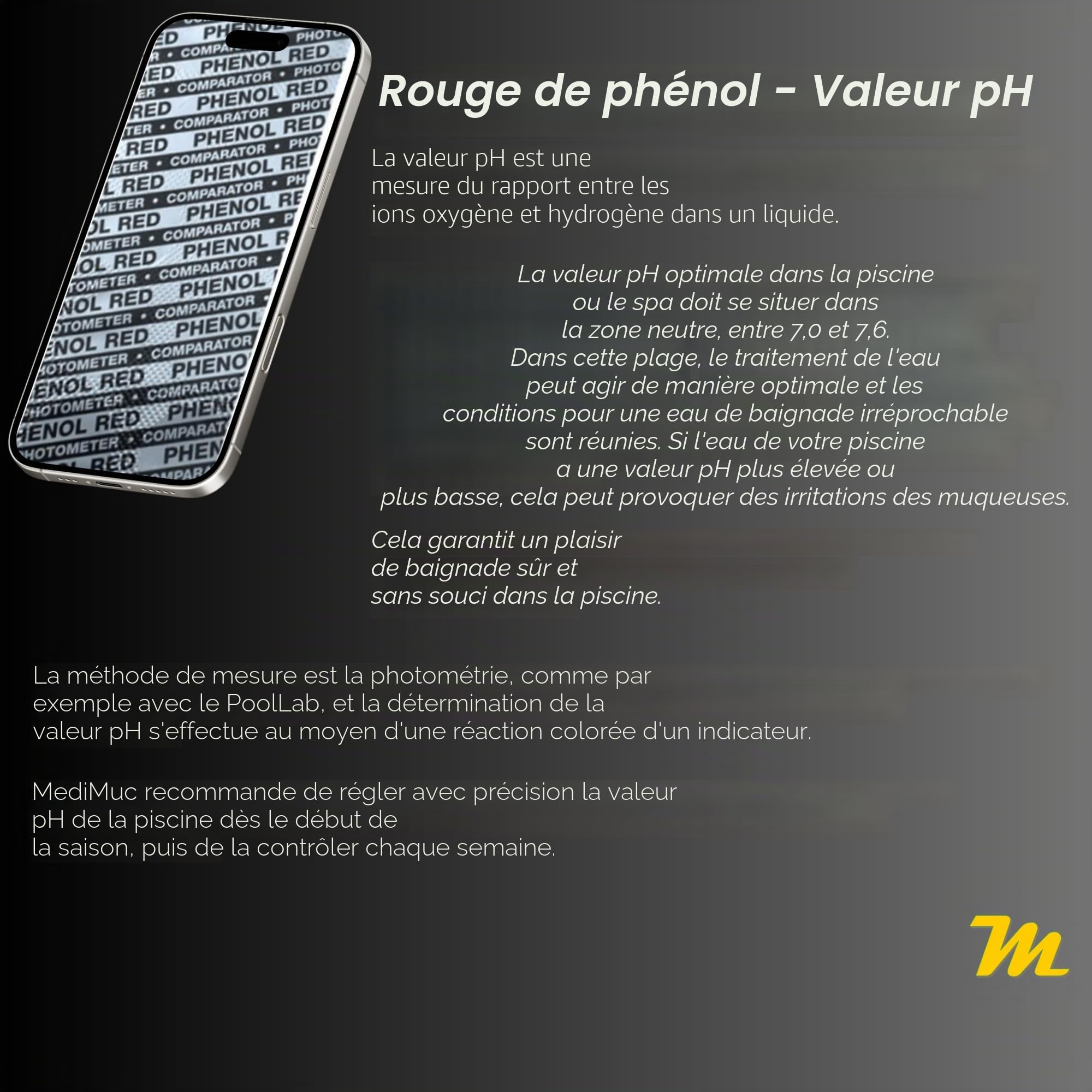 Lot de 210 comprimés de recharge pour PoolLAB MediMuc Edition