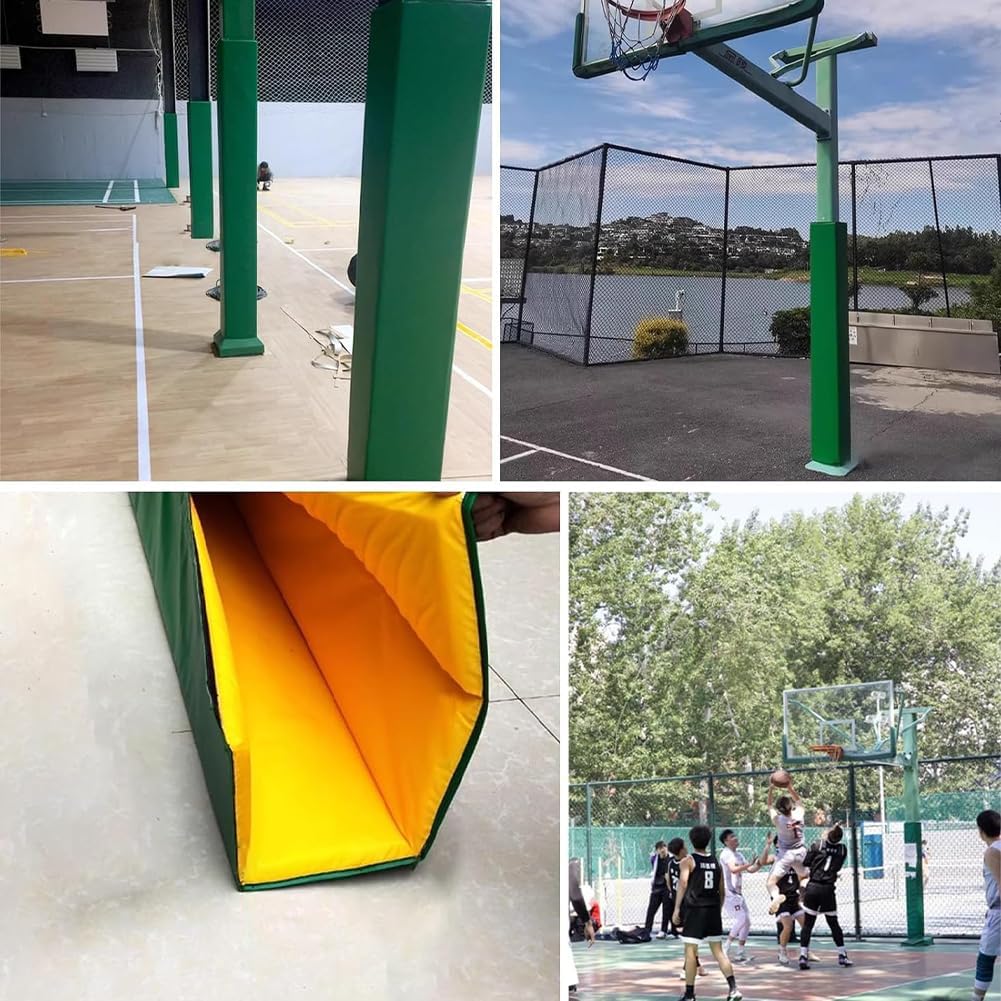 Outdoor Square Basketball Hoop Protective Pad, 70.8-Inch Safety Protection, Thickened Volleyball Pole Garage Pillar Pad