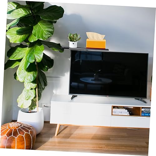 Miniatura 2 de Homoyoyo Soporte de caja superior STB Rack Home Router Stand Controller Holder TV Mount Monitor Top Storage Shelf TV Display Top Estante superior