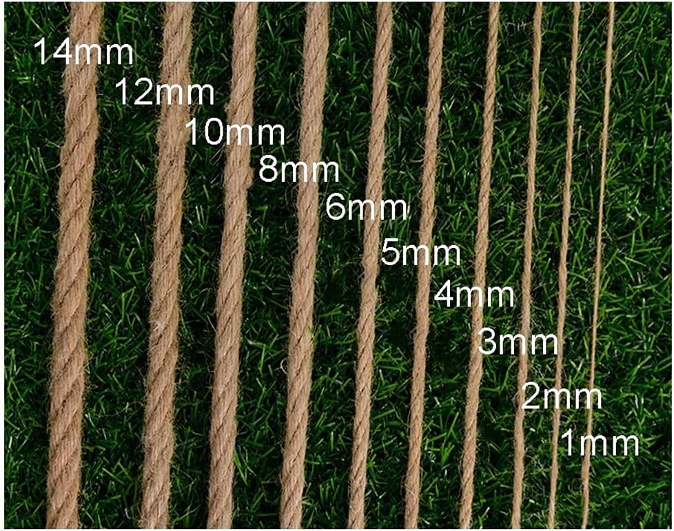 Balcony Anti-Fall net Trellis Netting for Climbing Plants，Hemp Rope Net Bar Decor and Accessories(2x2m(6.56X6.56ft))