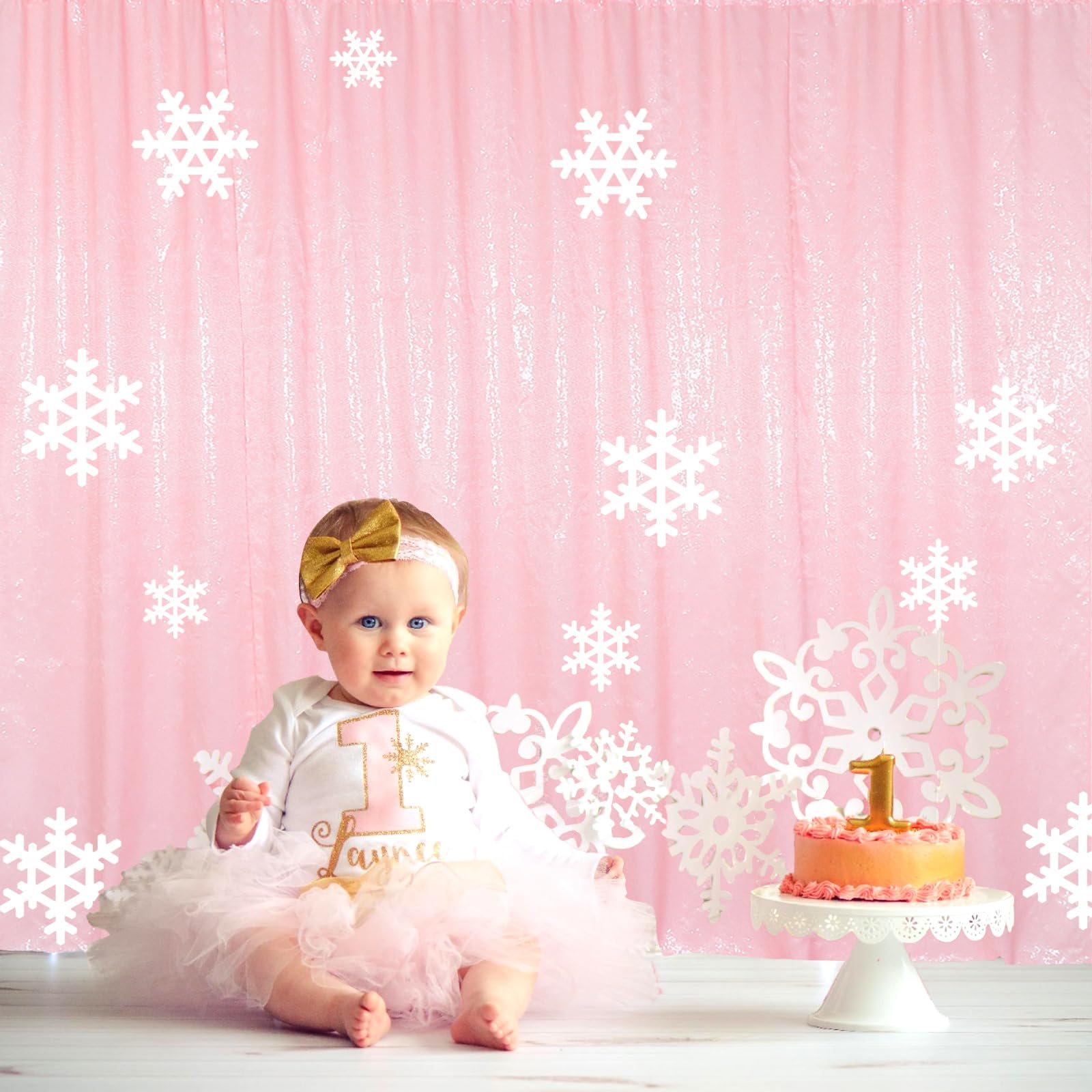 ShinyBeauty 5FTx7FT Sequin Backdrop Curtain Sparkly Fuchsia Photo Backdrops Shimmer Photography Background Wedding Drapes Glitter Backdrop Curtain for Party Birthday: 5FTx7FT Pink