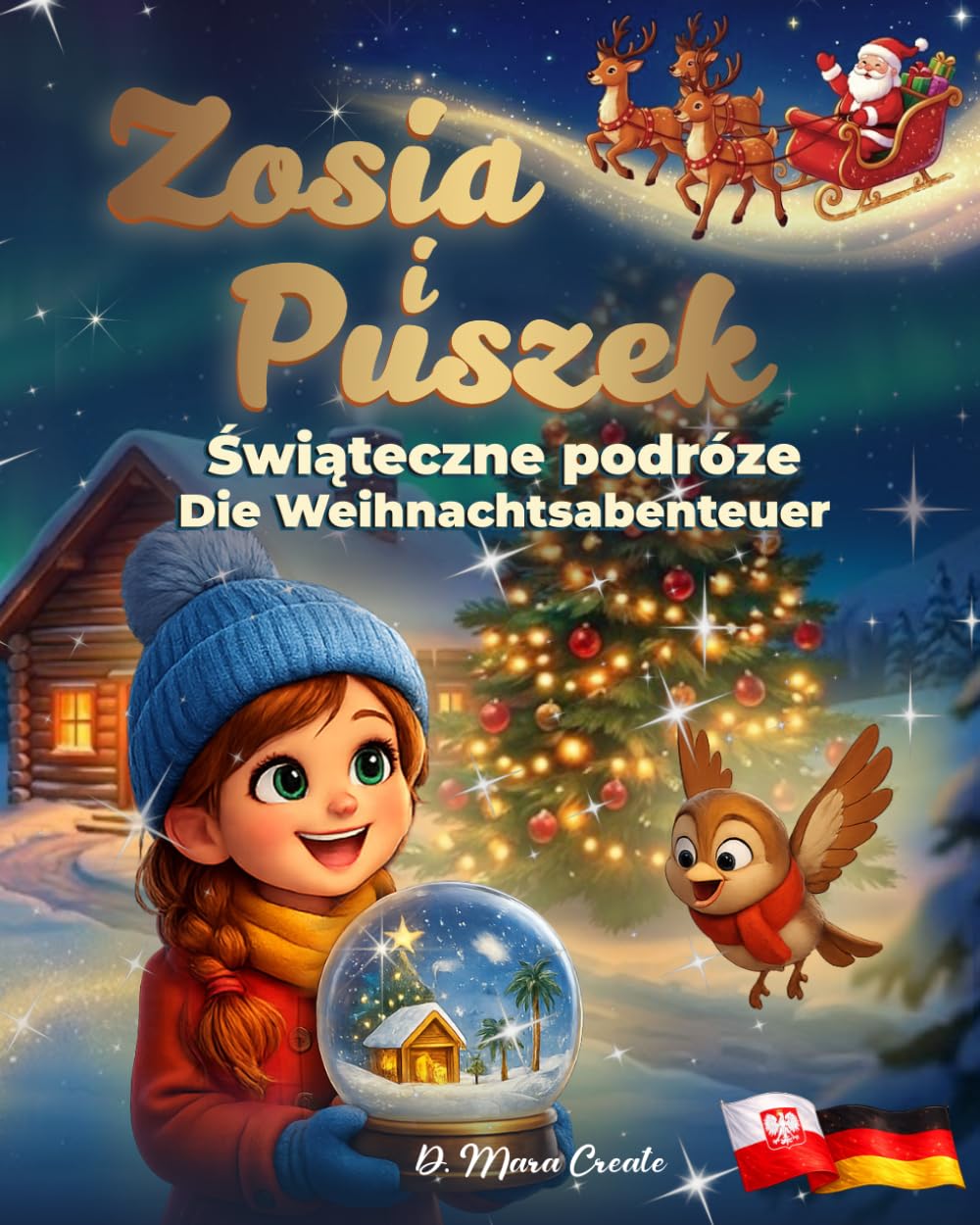 Świąteczne Podróże Zosi i Puszka / Weihnachtsreisen mit Zosia und Puszek: Dwujęzyczne bajki o świętach na całym świecie z kolorowankami i zadaniami / ... aller Welt mit Malvorlagen und Aktivitäten