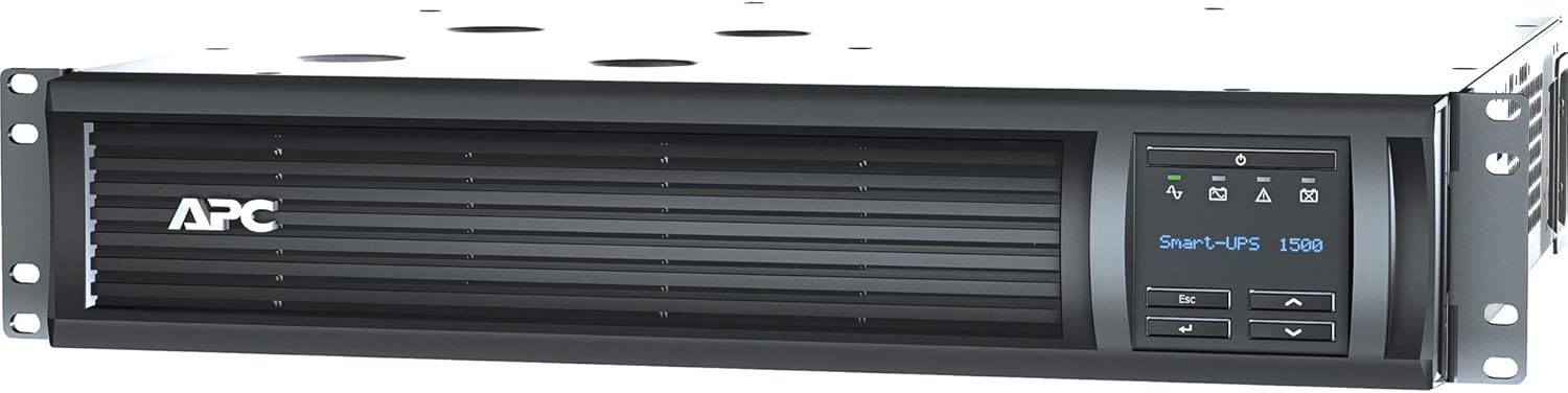 APC SMT1500RMUS Smart-UPS 1500VA LCD RM 2U 120V US