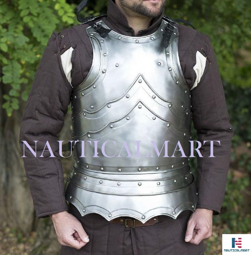 Cuirass Medieval Balthasar Front & Back Plate Armor by Nauticalmart