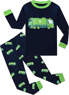 Little Boys Pajamas Toddler Boys Clothes Monster Truck Sleepwear Cotton 2 Pieces Pjs Kids Jammies Sets 2-7T