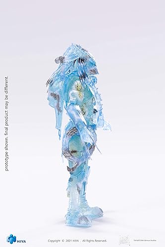 Miniatura 6 de Hiya Toys Alien vs Predator Requiem Wolf Predator Figura a escala 118, multicolor