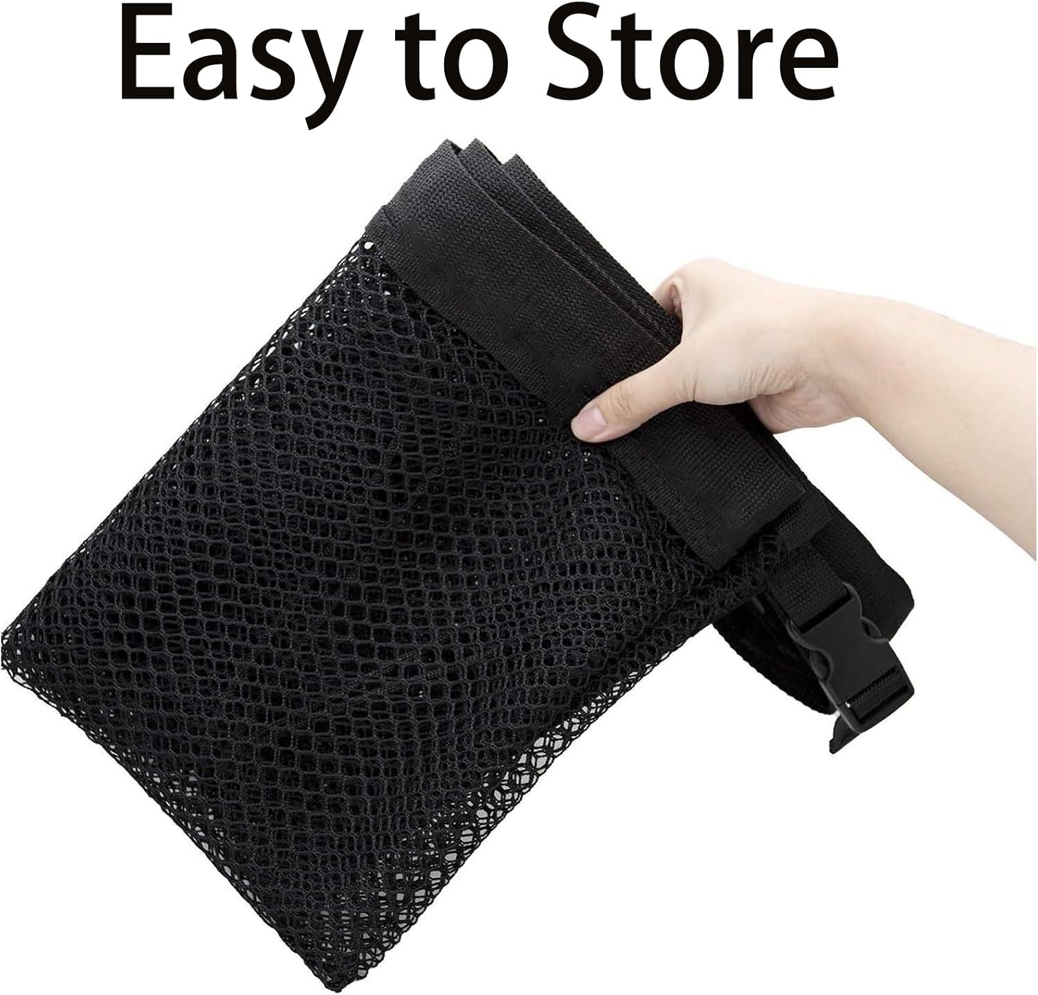 Massage Porta Shelf Hammock,Massage Table Accessories Extra Large Under Desk Storage Mesh Pocket for Pillows, Sheets、Bolsters and Accessories,Creates More Space Under Your Table(Black)