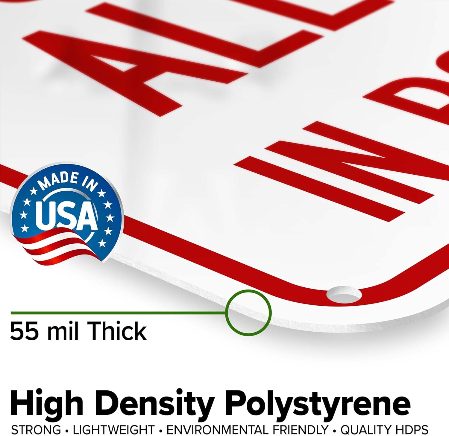 No Glass Allowed In Pool Area With Graphic Sign, 18x24 Inches, 55 mil thick HDPS (high density polystyrene), Made in USA by My Sign Center