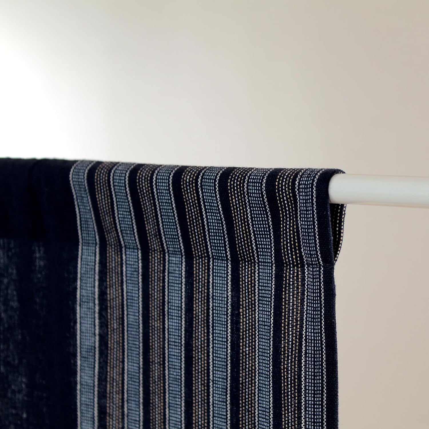 Japanese Curtain Noren Tapestry Curtains for Doorway Including Clips (Indigo Blue)