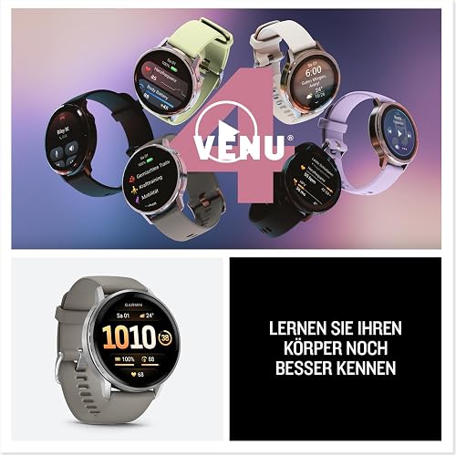 Garmin Venu 4, 45mm GPS smartwatch, Black - 8