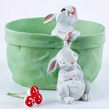 ダイヤモンドアートクラブ Bunny in flower pot bunny-in-flower