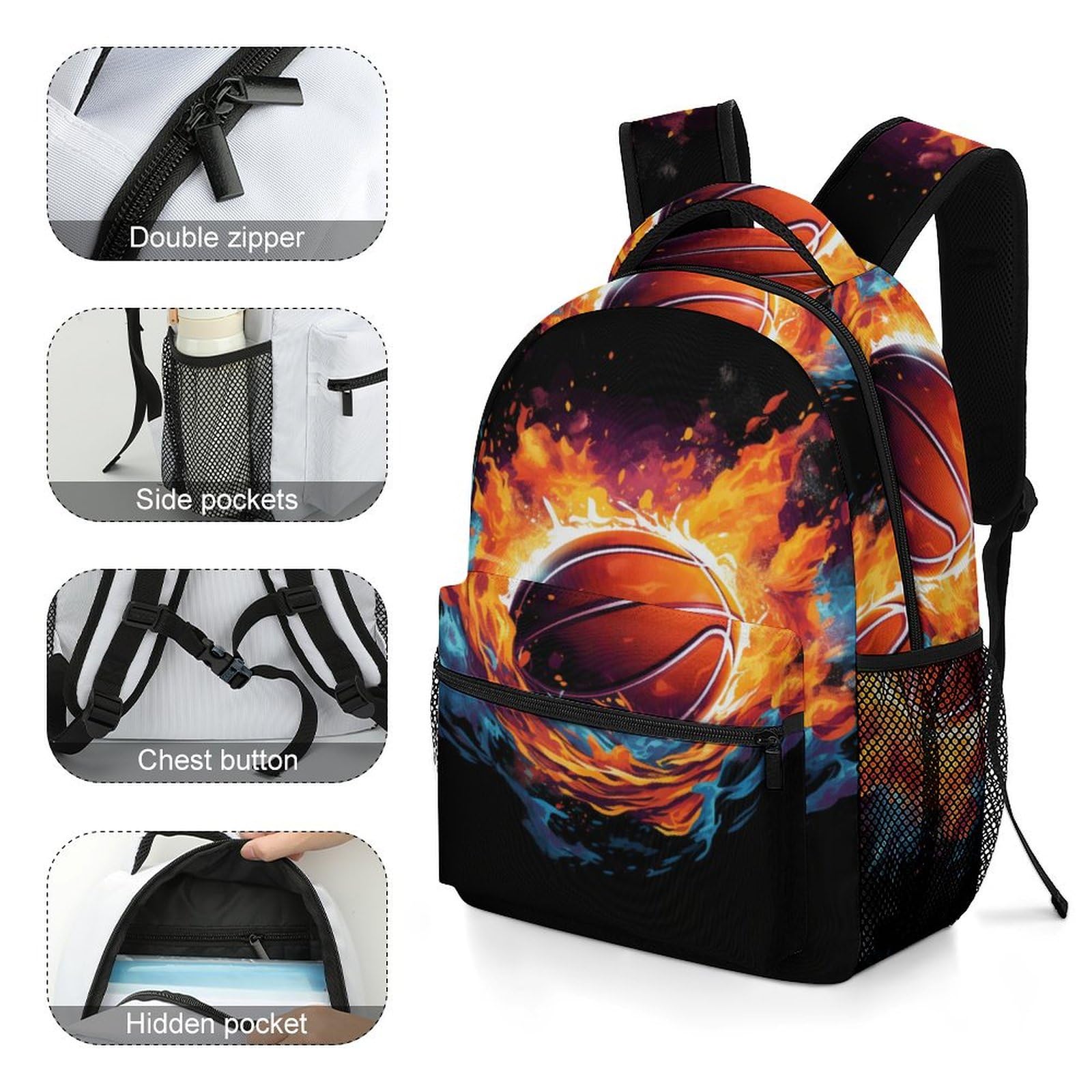 Sac À Dos Pour Garçon Astronautee créatif Cartable Explorateur spatial Sac D'école Ecole De Livre Filles Garçons