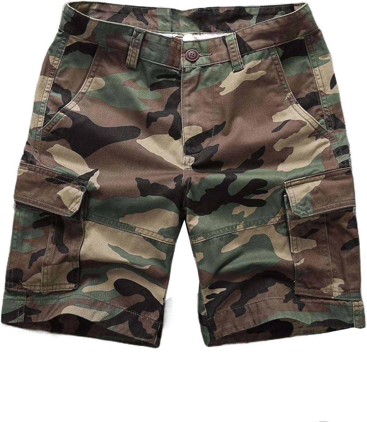 Men's Camouflage Work Shorts - Summer Casual Streetwear Capri