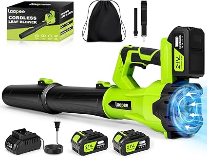Leaf Blower Cordless with 2 4.0Ah Batteries Leaf Blower Cordless with 2 4.0Ah Batteries