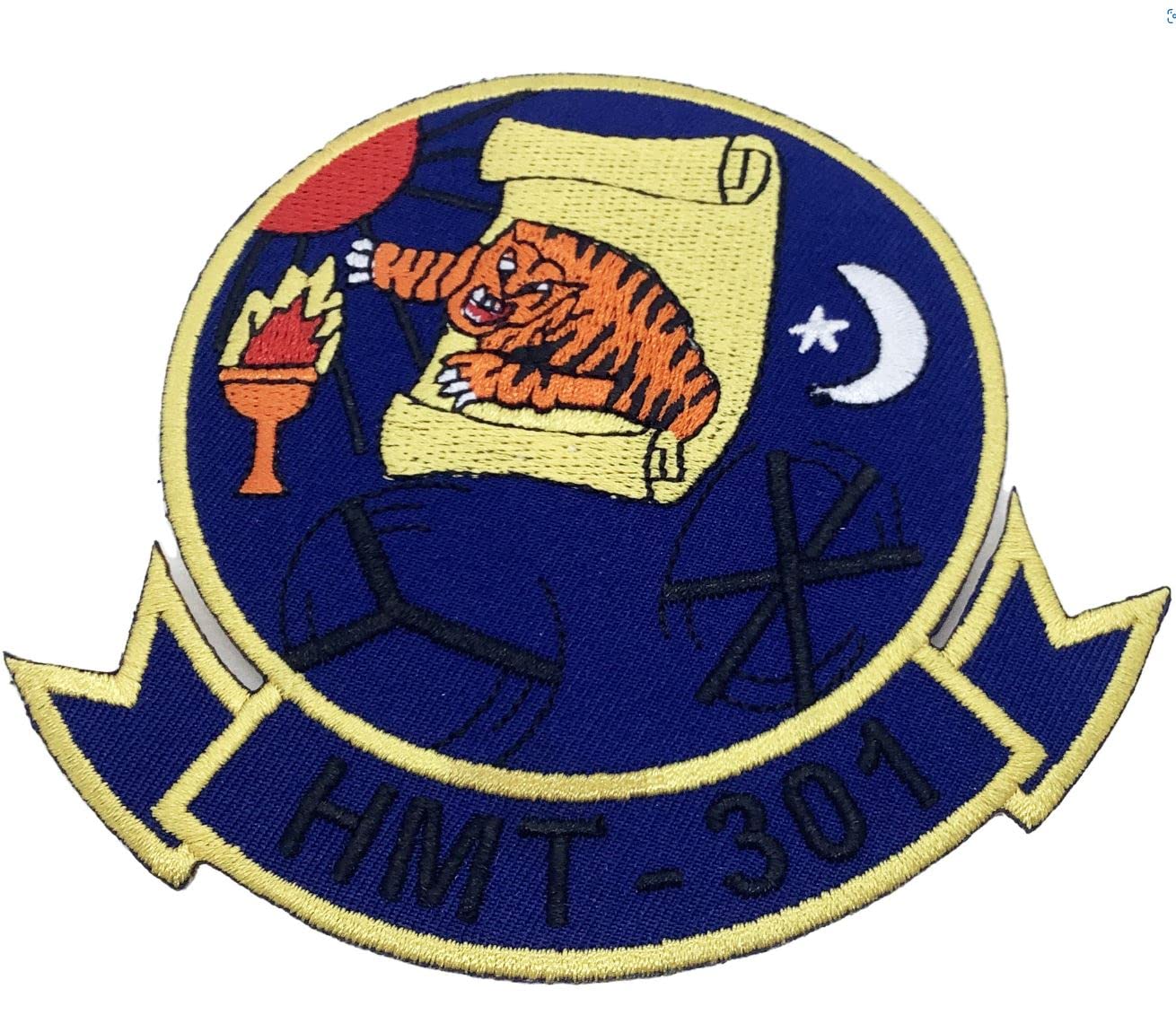 HMT-301 Squadron Patch - Plastic Backing