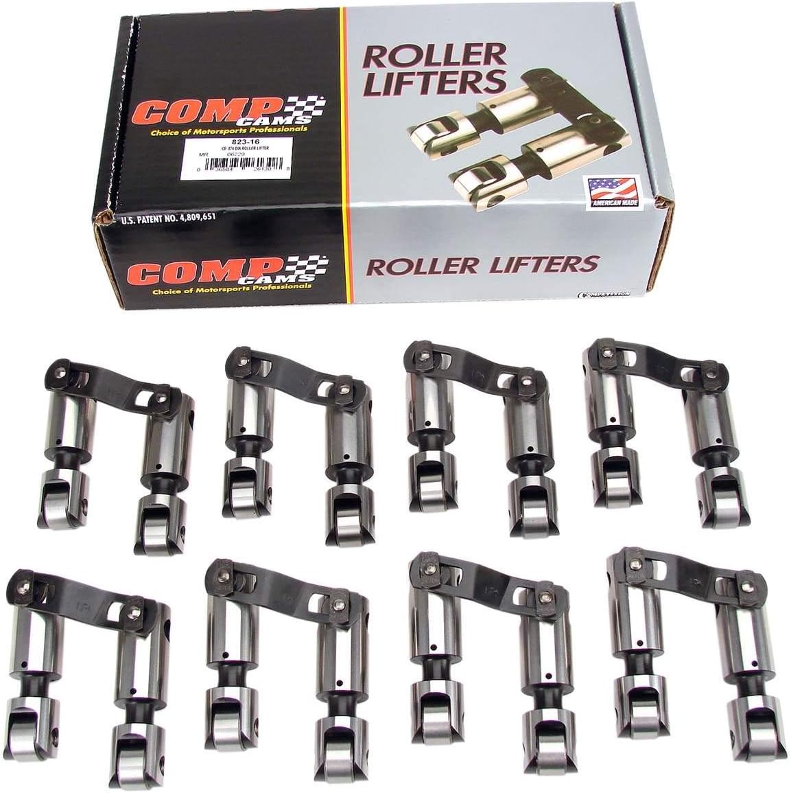 COMP Cams 823-16 Endure-X Solid Roller Lifter Set for Chevrolet Big Block