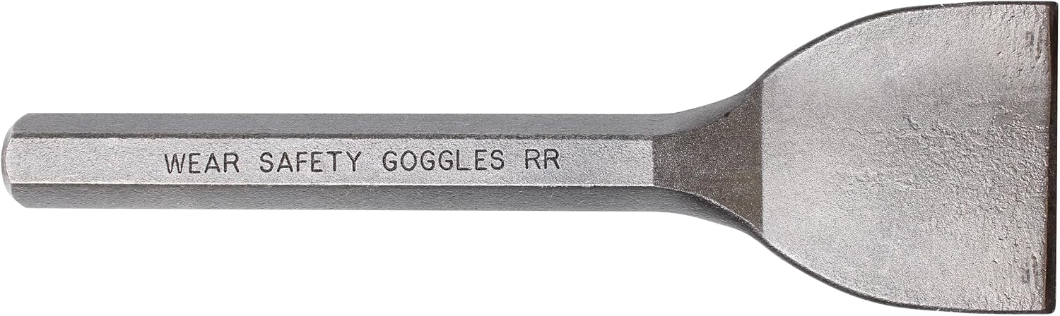 Mayhew Tools 35702 Mason Chisel, 2-1/4" x 7-3/4" Carded, Shot Blast Finish