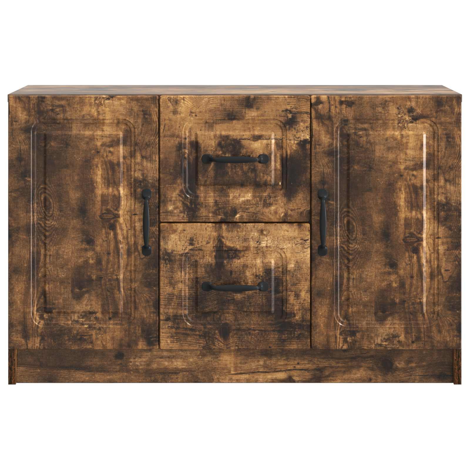 Credenza in rovere affumicato, 89 x 34,5 x 57 cm, in legno
