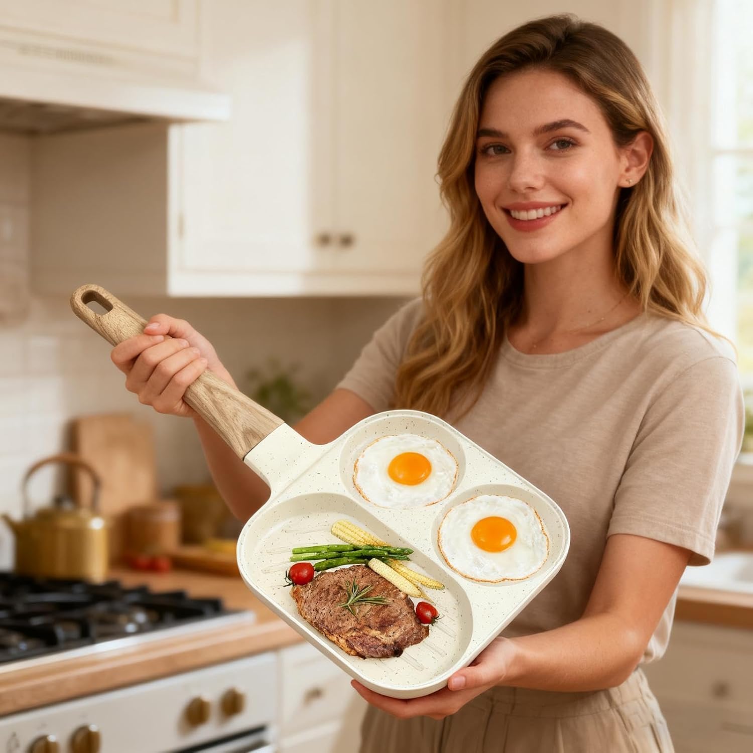 Breakfast Pan Cookware Cooking Tools Electric Induction Stove