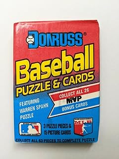 (1) 1989 Donruss Sealed Wax Pack Baseball Possible Ken Griffey JR./Randy Johnson Rookie Cards