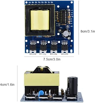 Socobeta Inverter Board Inverter Module DIY DC 12V/24V To AC 18V Boost Module 0 220V 380V for 0 1W 500W Lamp