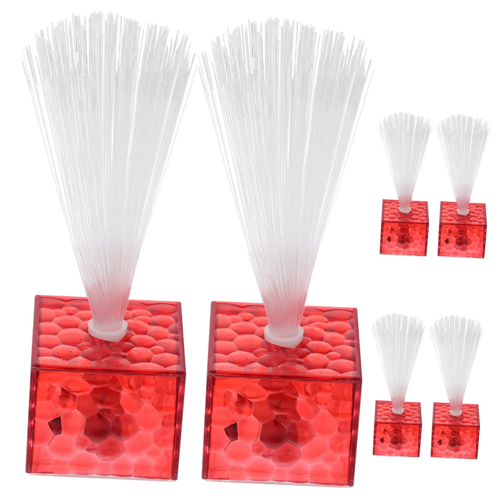 DIYEAH Fiber Optic Lights Table Centerpieces 6pcs Led Fiber Optic Lamps for Room Decor Wedding Favors