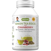 ANDREW LESSMAN ProCaps Green Tea EGCG & Cranberry, 180 Capsules