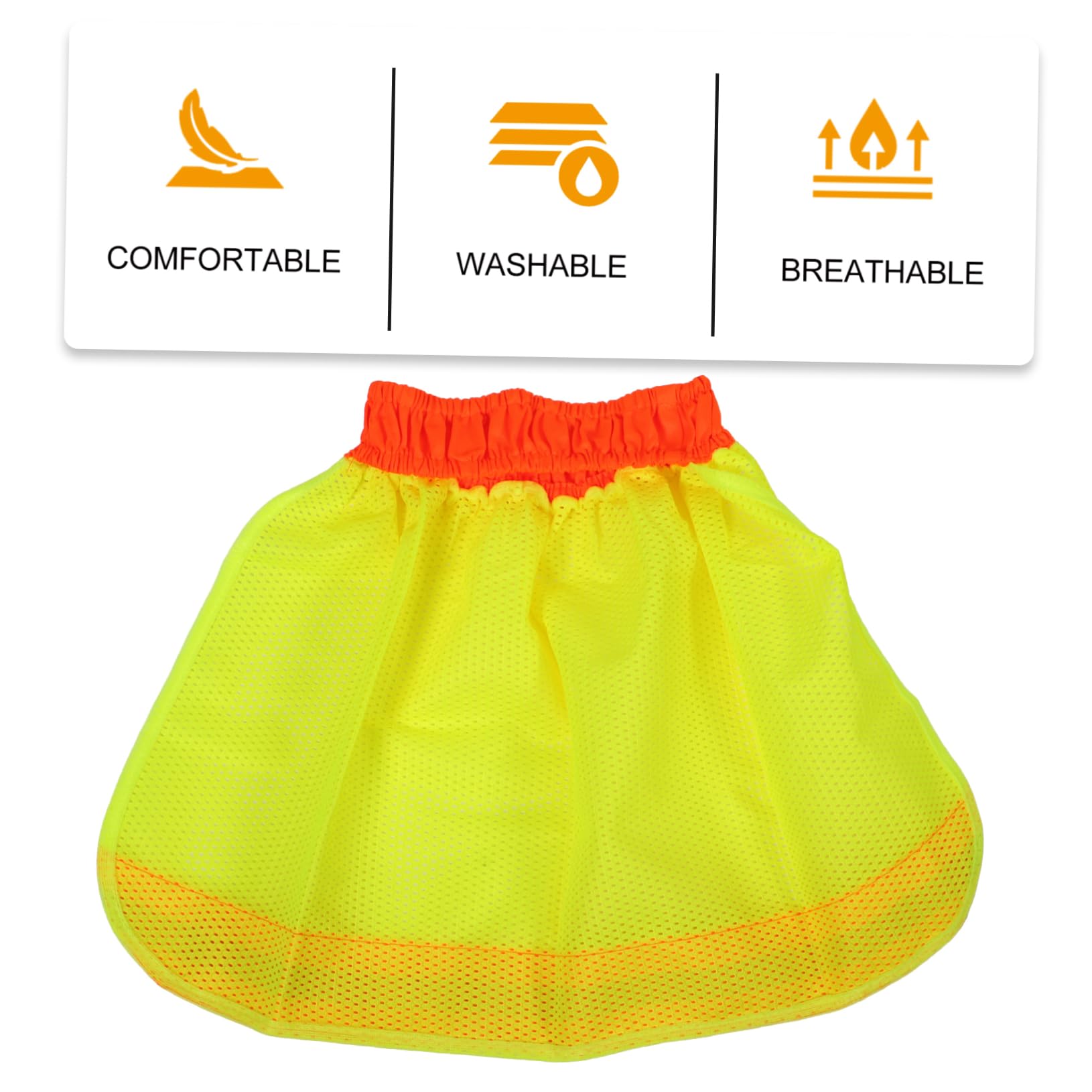 OSALADI 12pezzi Copertura Riflettente Per Casco Con Visiera Protezione Solare Traspirante Per Uomini e Donne Alta Visibilità Mesh Per Attività Outdoor Fluo