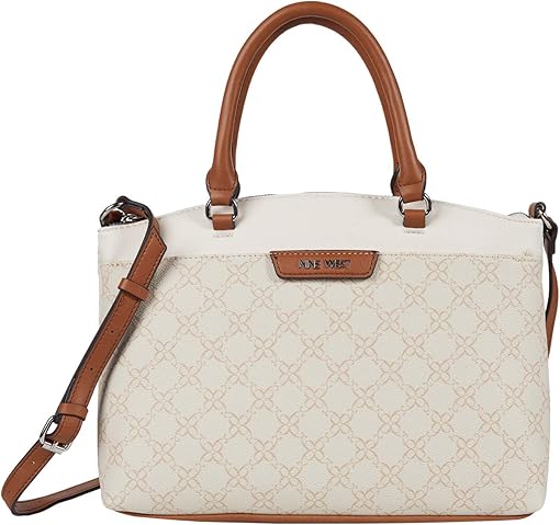 guess murray double handle satchel