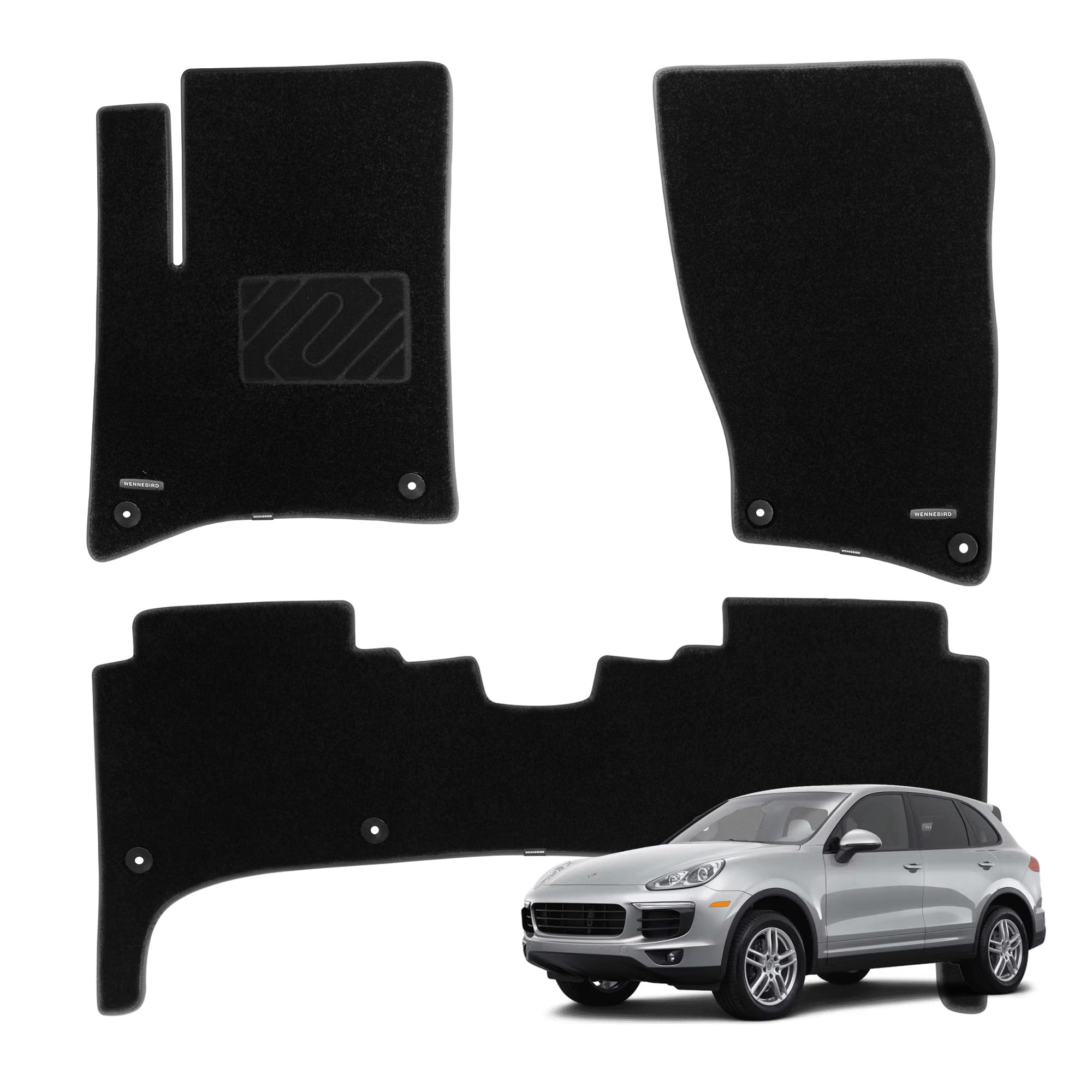WENNEBIRD Carpet Floor Mats (2011–2018 Cayenne)