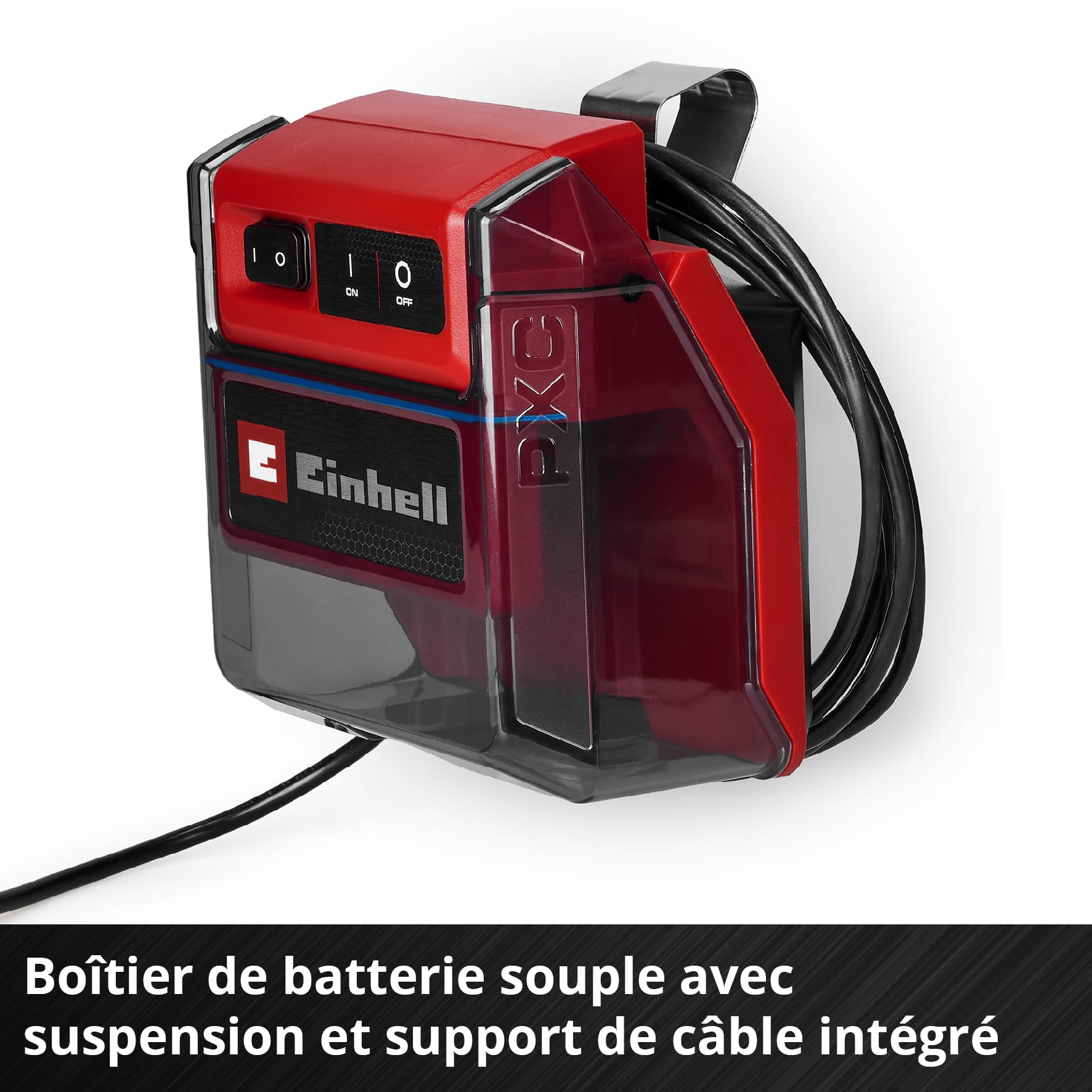 Einhell Pompe à eau claire 2en1 sans fil GE-PP 36 RB-A Li | PXC | 36 V | 3 bar | débit 4500 l/h | hauteur 30 m | pompe 2-en-1 | col de cygne | sans batterie