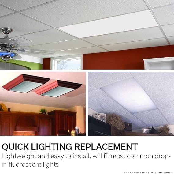 Lighting Panel Acrylic Cover - 2x4 White - Prismatic - 2 ft. x 4 ft. - 20 Pack