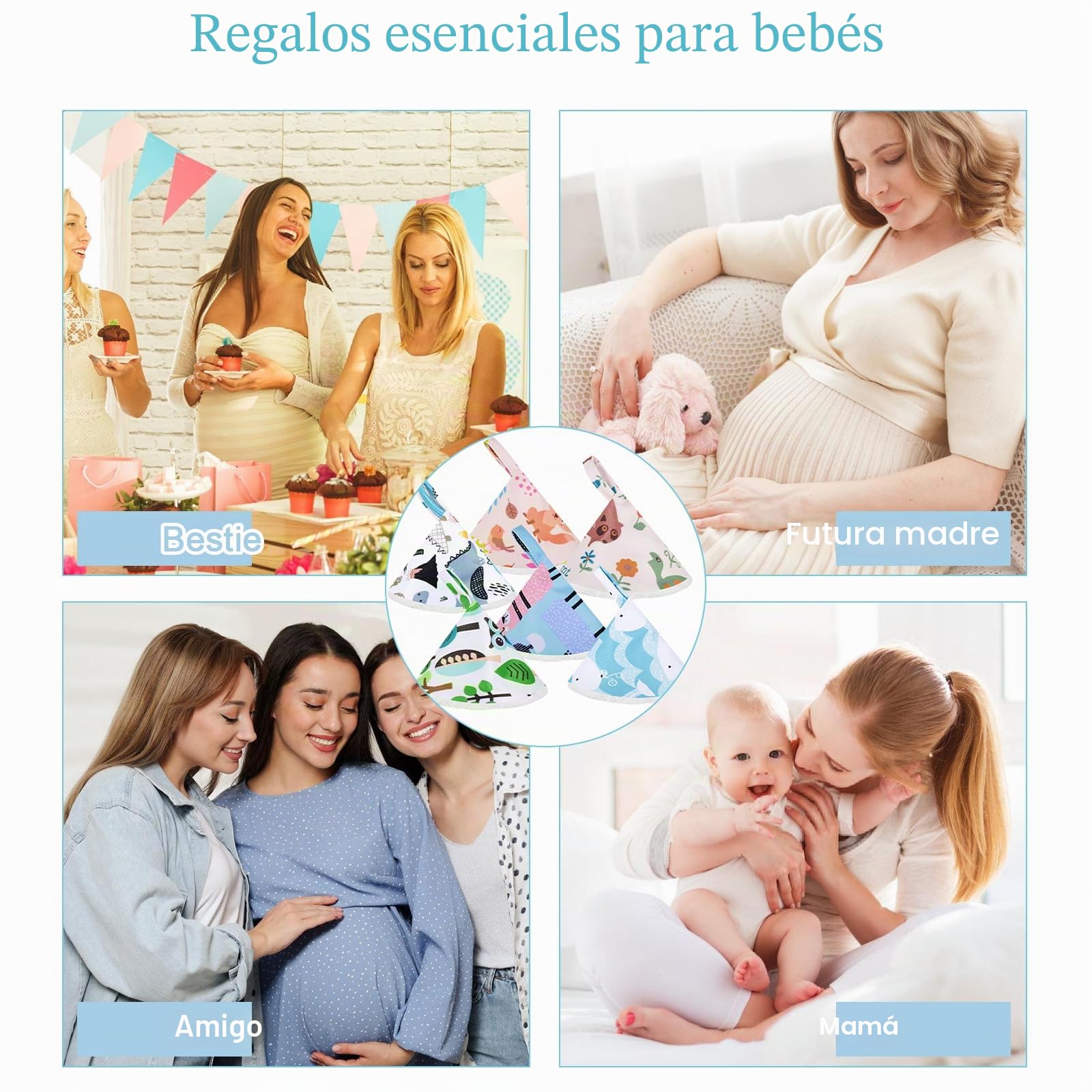 Pee Teepee - 12 fundas para pañales para bebé, mantente seco al cambiar pañales, accesorios de cambio de pañales con fuerte absorción de agua para niños, regalo de cumpleaños para recién