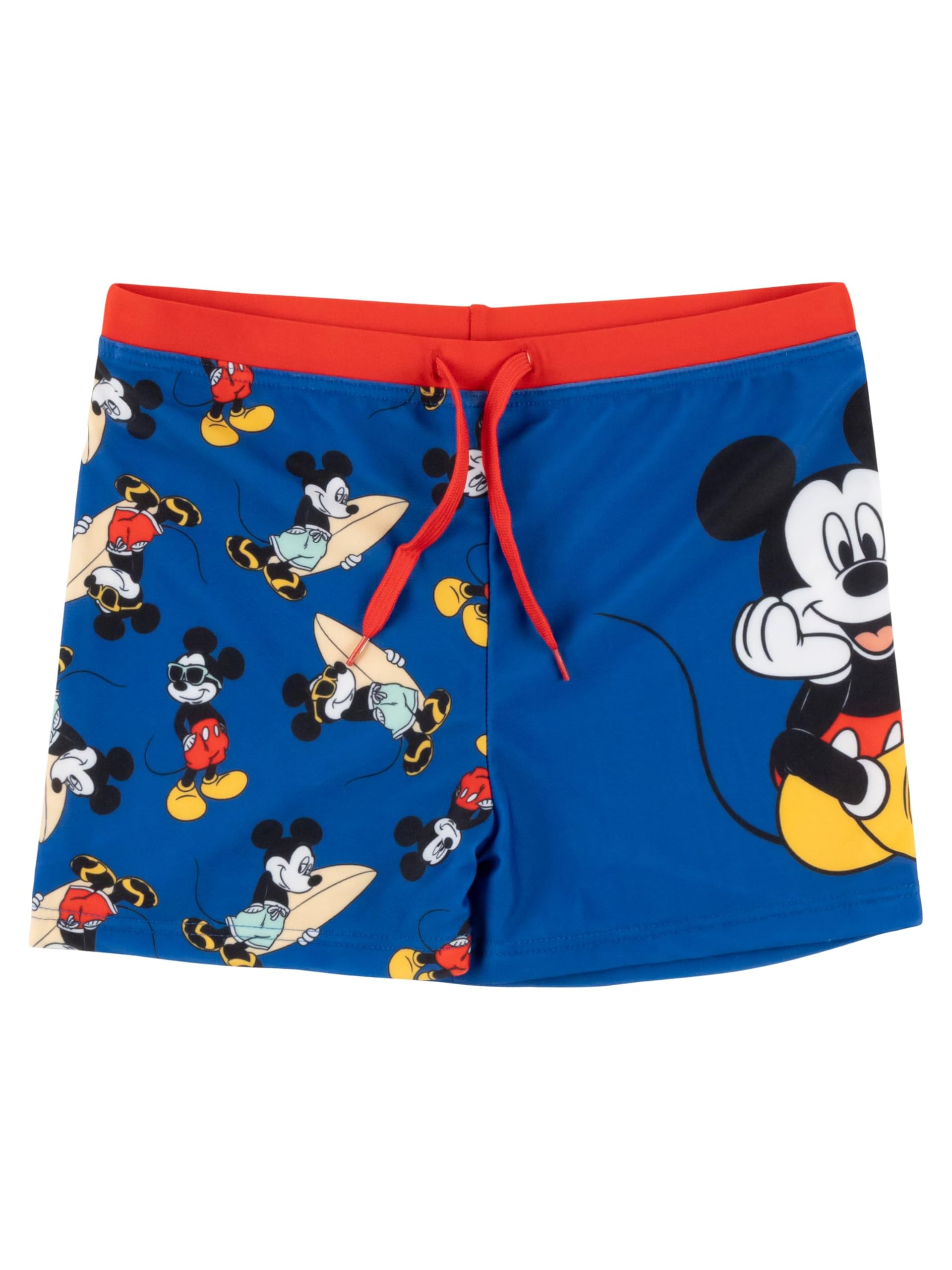 United Labels Disney Mickey Mouse Boys Blue Swim Shorts Kids Swim Trunks, blue, 110 cm-116 cm