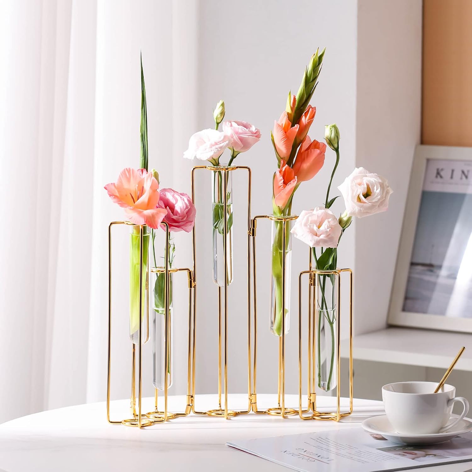 Small Vase Set of 3 for Modern Home Decor Flower Vase for Centerpieces Ceramic Vases Living Room