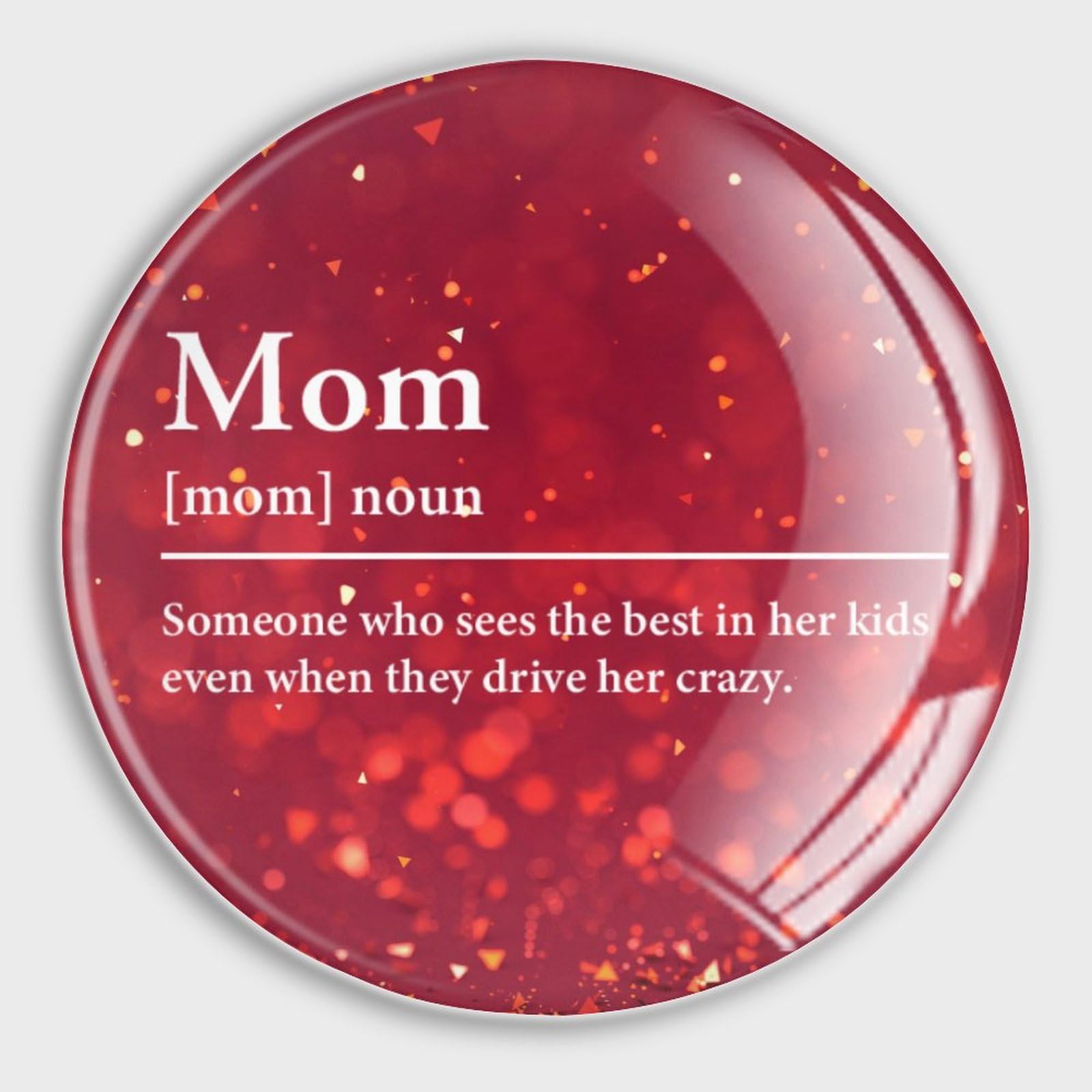 Freecustom Mom Definition Glass Magnets Refrigerator Positive Quotes Cute Magnets Dictionary Meaning Strong Magnet Refrigerator Magnets for Whiteboard Fridge Kitchen Office