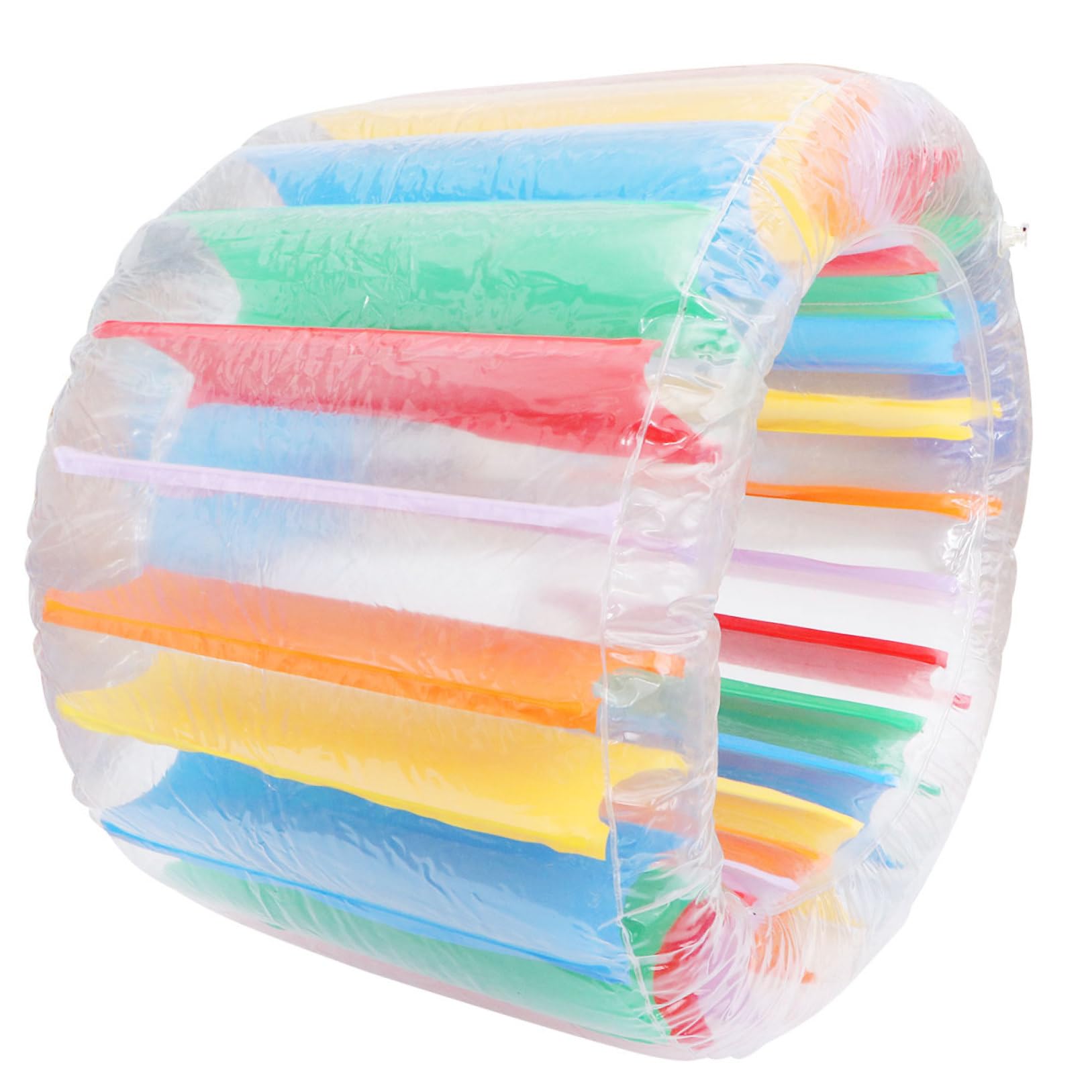 Juguete Inflable para Piscina de PVC 1pieza, Rodillo Flotante | Colorido, Protección de Aire Integrada, Inflado y Desinflado Rápidos, para Fiestas al Aire Libre