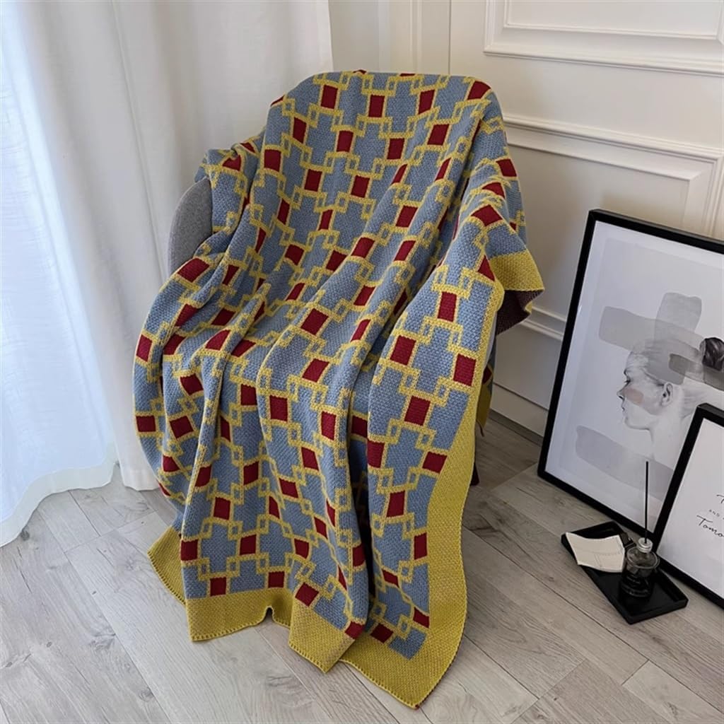 Spring and Autumn Sofa Throw Small Blanket Shawl Car Office Nap