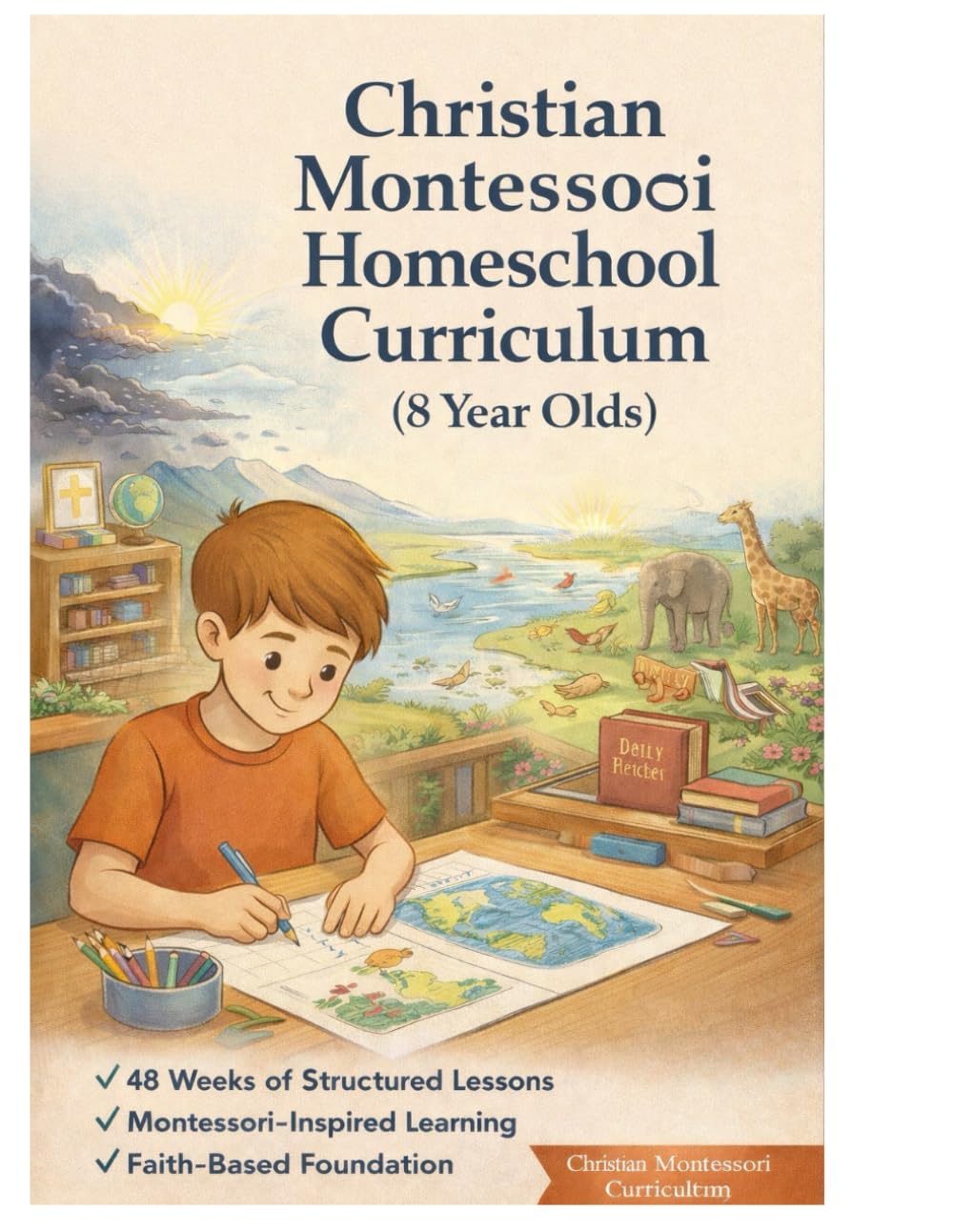 Christian Montessori Homeschool Curriculum(8 Years Old)
