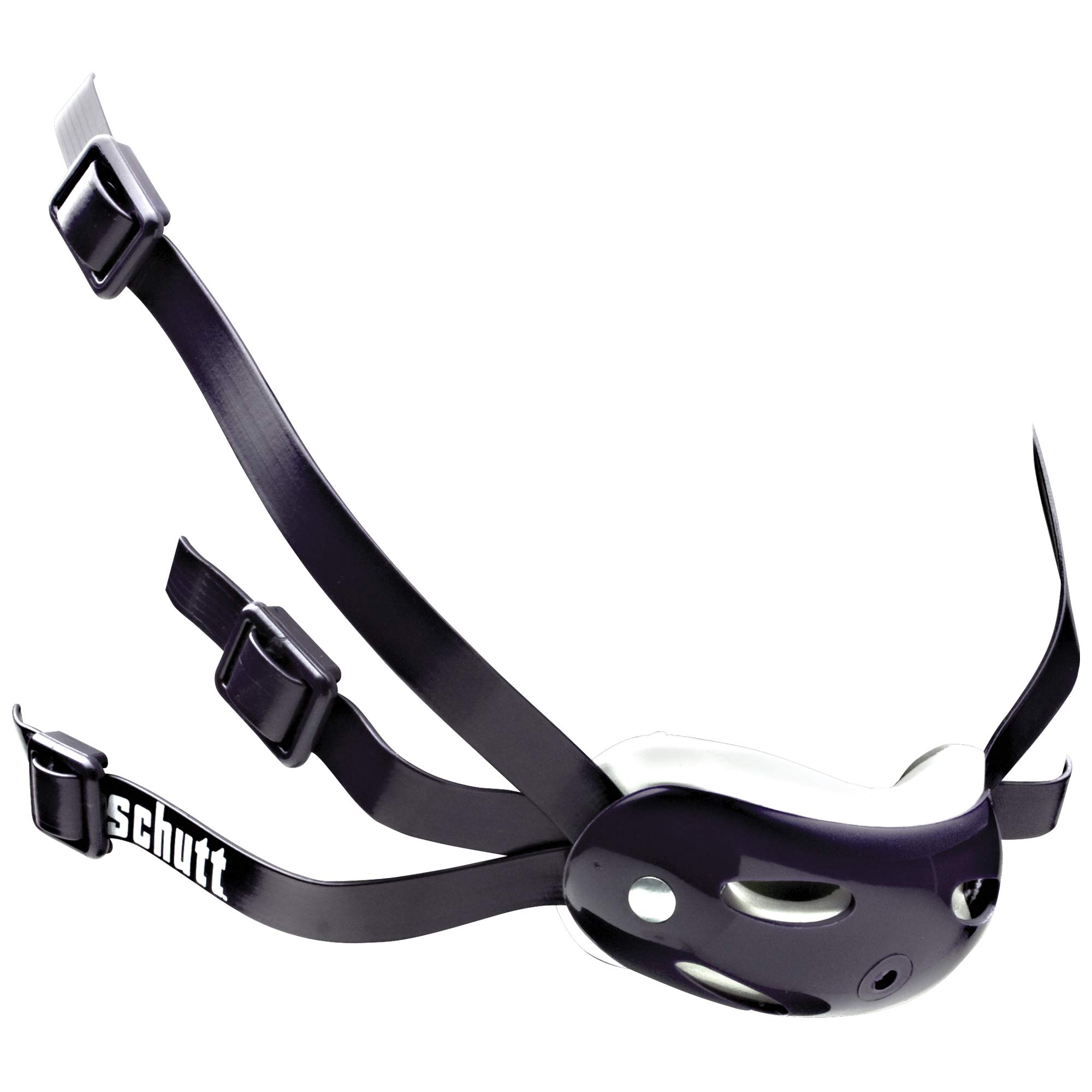 Schutt Sports High Hook Up Deep Cup Football Helmet Chin Guard with Strap, Black, 6-Point