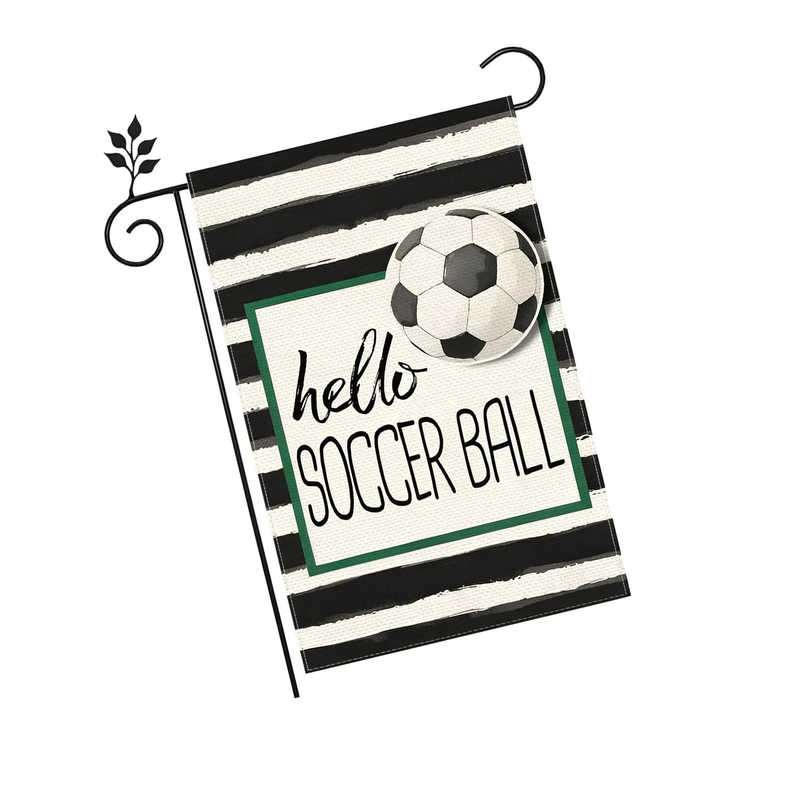 Jazuaiao Sturdy 30x45cm Football Garden Flag Honoring 2026 Soccer Tournament Using Tough Polyester Fabric Fade Resistant Garden Decor