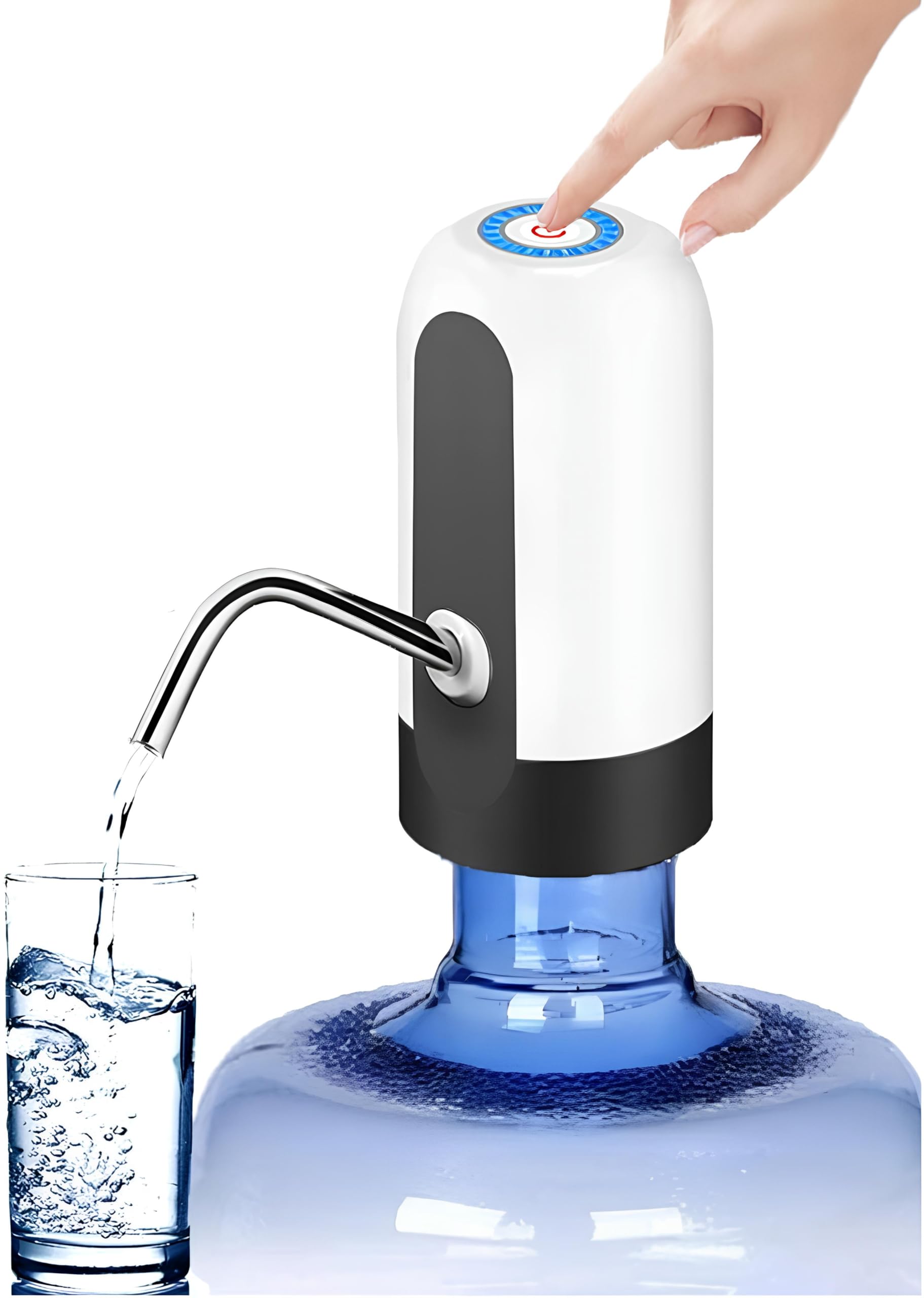 VERONIC Automatic Wireless Water Dispenser for 20 litre Bottle Can Water Pump Ideal for Home, Office Indoor Outdoor- Black White (B0CZJJR3SH) Amazon Price History, Amazon Price Tracker