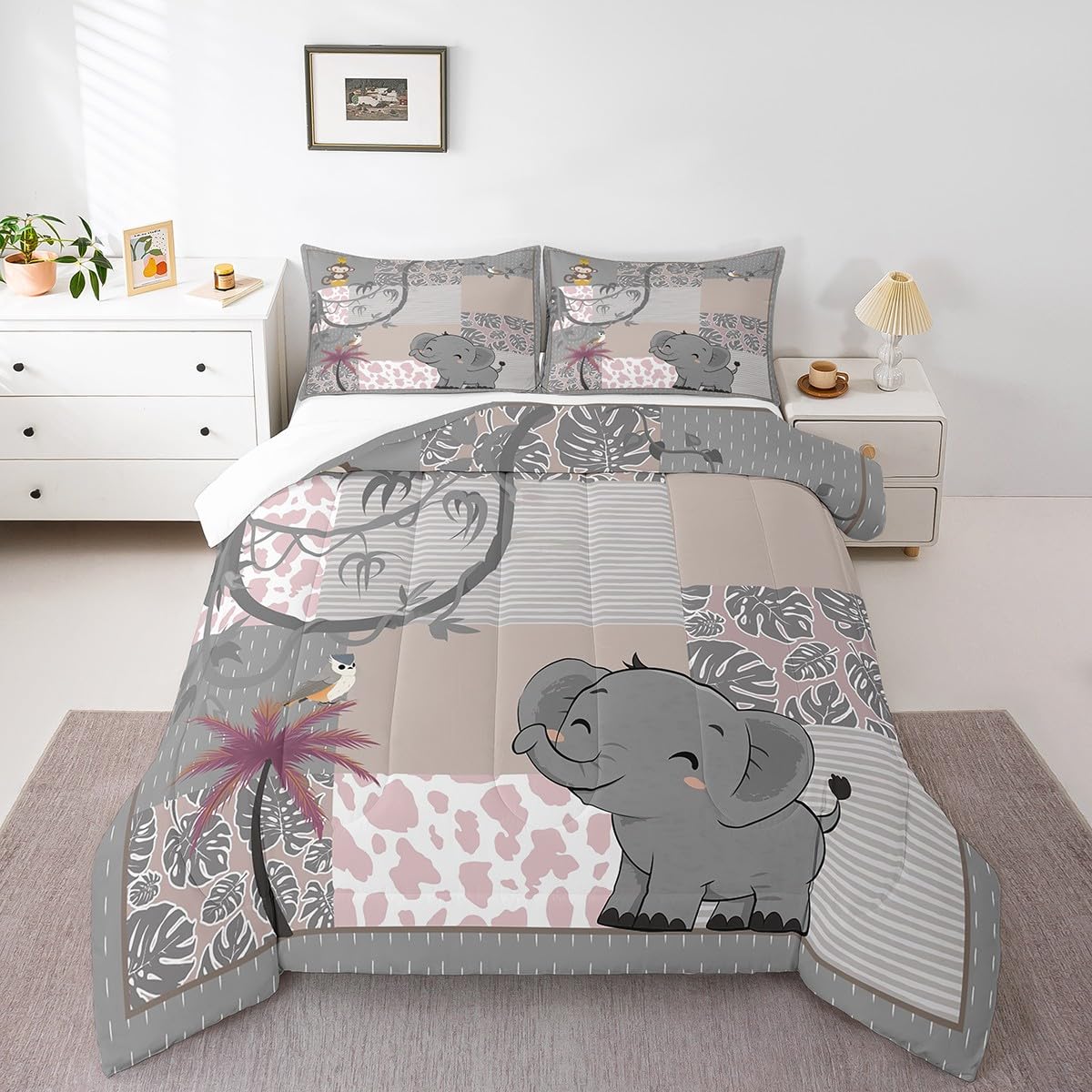 Cute Castle Fairy Comforter Set - Pink Bow Bedding -17 Cute Castle Fairy Comforter Set - Pink Bow Bedding -17